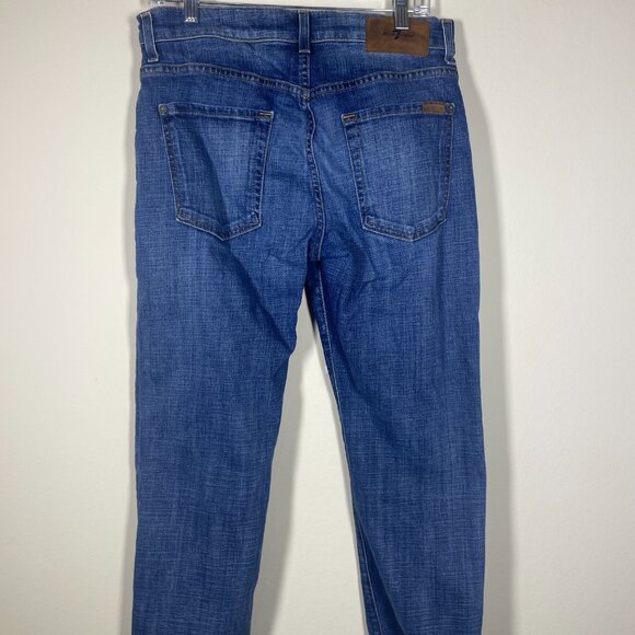 Seven for All Man Kind the Straight Leg Women's Dark Wash Jeans 30! - Picture 5 of 6